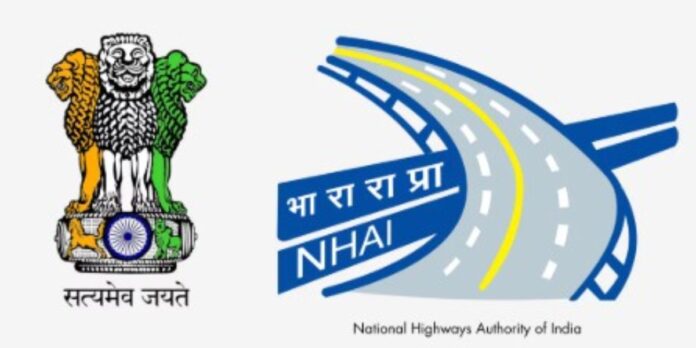 NHAI (1) NHAI logo and Indian emblem on a white background
