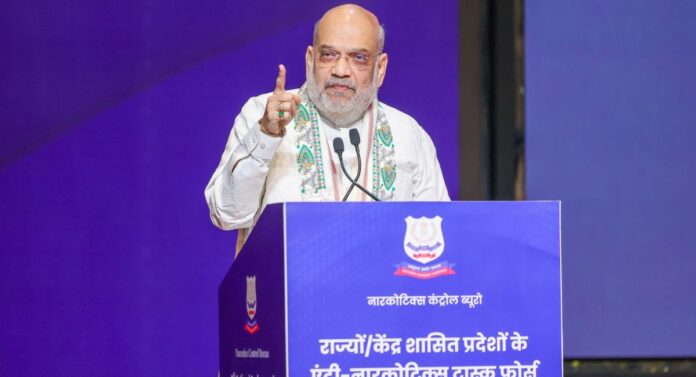 amit shah in antf event Amit Shah ने किया ANTF प्रमुखों के तीसरे राष्ट्रीय सम्मेलन का उद्घाटन, मादक पदार्थ पर क्या कहा?